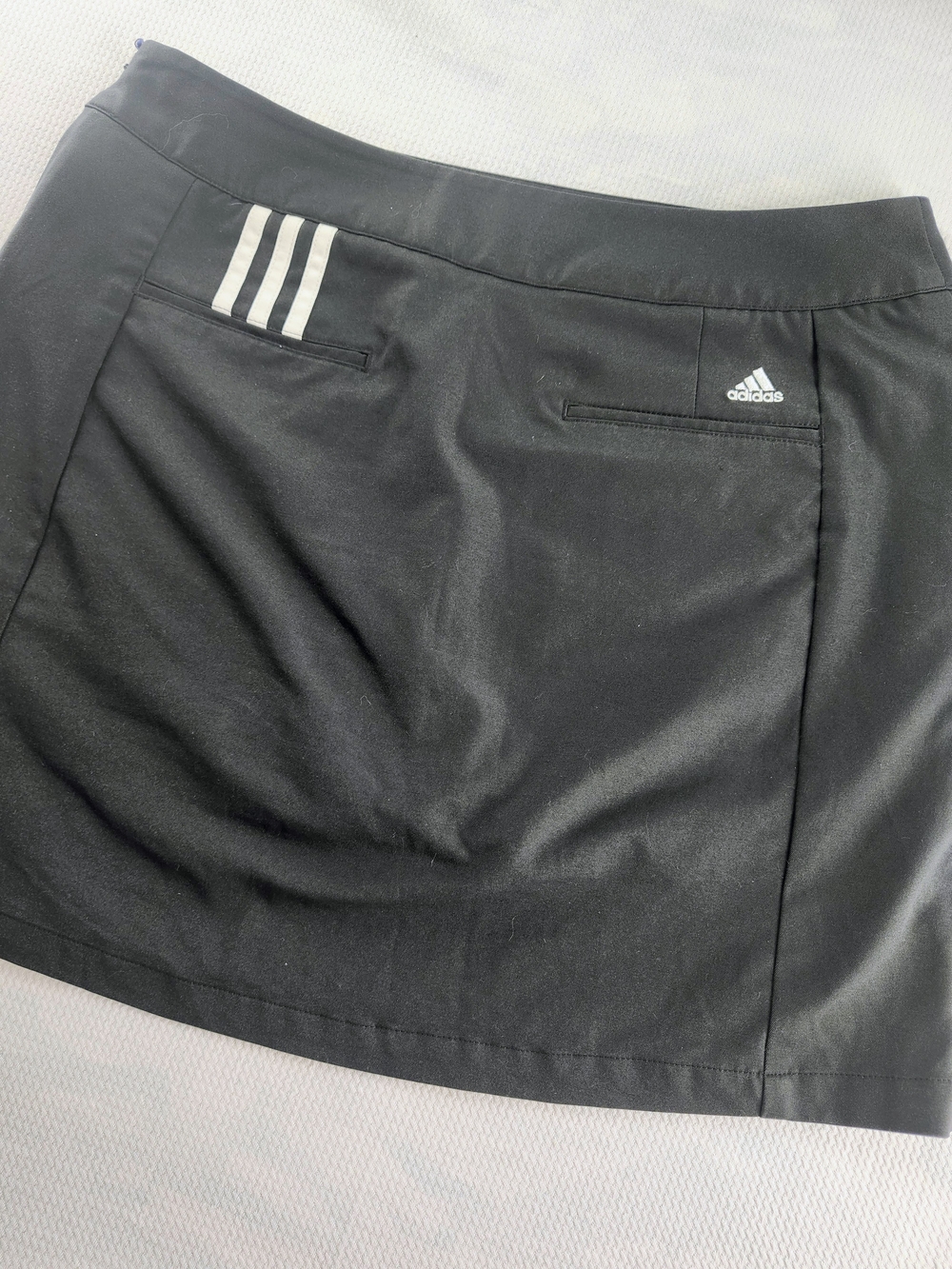 Adidas ClimaCool Women's Black Skort 8 Golf/Tennis Pockets Stretch Size 8